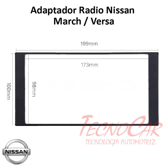 Adaptador Radio NISSAN VERSA / MARCH