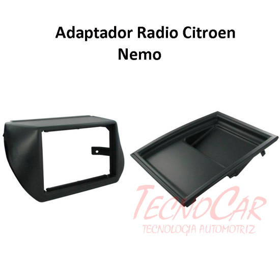 Adaptador radio CITROEN NEMO/PEUGEOT BIPPER/FIAT FIORINO QUBO 2008 up