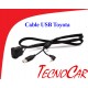 Cable USB-AUX  Toyota