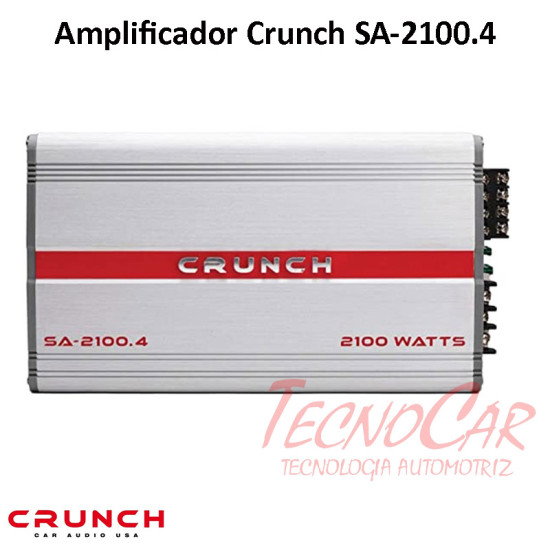 Amplificador Crunch SA-2100.4