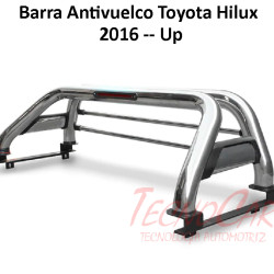 Barra Antivuelco Inox Toyota Hilux