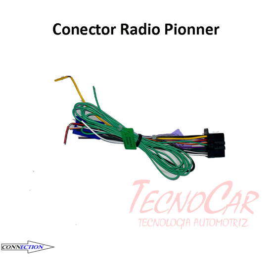 Conector auto radio Pioneer