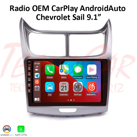 RADIO CHEVROLET SAIL 2010-2014 CARPLAY / ANDROID AUTO / 9.1"