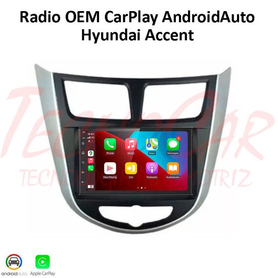 RADIO HYUNDAI  ACCENT 2010-2017 CARPLAY  / ANDROID AUTO / 7"