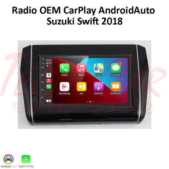 RADIO SUZUKI SWIFT  2018-2023 CARPLAY  / ANDROID AUTO / 7"