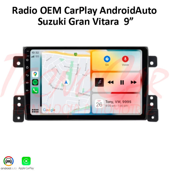 RADIO SUZUKI GRAN VITARA / NOMADE CARPLAY  / ANDROID AUTO / 9.1"