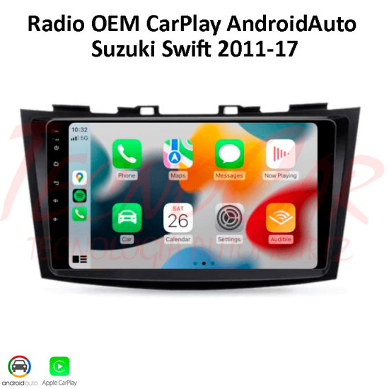RADIO SUZUKI SWIFT 2011-2017 CARPLAY / ANDROID AUTO / 7"