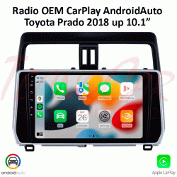 RADIO TOYOTA PRADO 2018-2022 CARPLAY / ANDROID AUTO / 10.1"