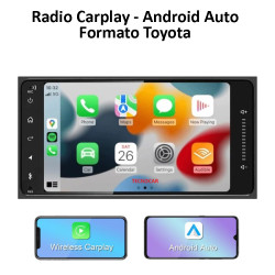 RADIO TOYOTA TIPO ORIGINAL CARPLAY  / ANDROID AUTO / 7"