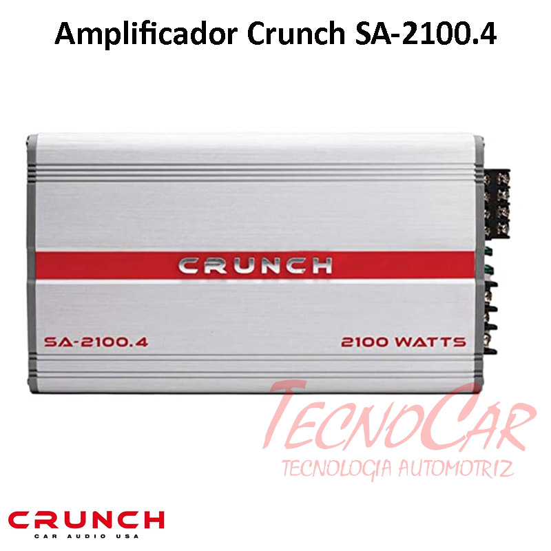 Amplificador Crunch SA-2100.4