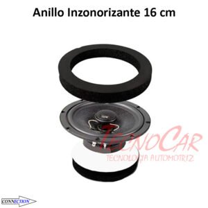 Anillo Insonorizante 6.5” 16 cm Parlantes Auto Aislamiento Acústico Connection AACUA16