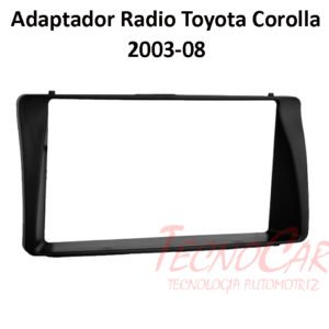 Adaptador Radio Toyota Corolla 2003-2008 2 Din 7 Pulgadas ATO-8204 Metra