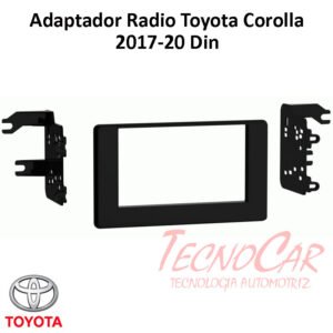 Adaptador Radio Toyota Corolla 2017-2019 2 Din 7 Pulgadas ATO-8262 Metra