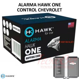 Alarma Auto Hawk One Chevrolet Anticlon 2 Controles Sensor Impacto 1SA3CH