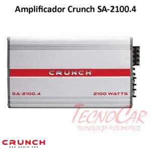 Amplificador Crunch SA-2100.4 4 Canales 65W RMS Clase AB ACRSA21