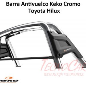 Barra Antivuelco Cromada Toyota Hilux 2016-2022 Keko K1 Decorativa Pick Up