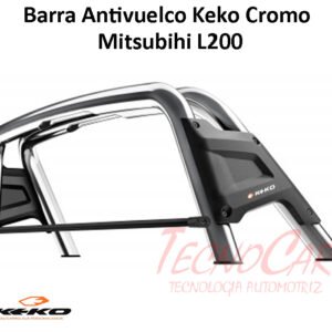 Barra Antivuelco Cromada Mitsubishi L200 2016-2022 Keko K1 Decorativa Pick Up
