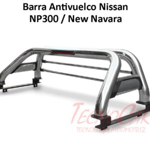 Barra Antivuelco Inox Nissan NP300 Navara 2015-2022 Wimbo Decorativa Pick Up
