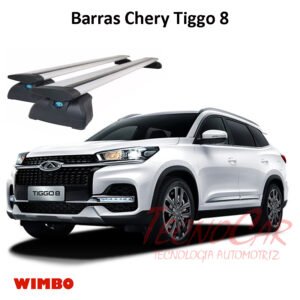 Barras Techo Chery Tiggo 8 WingBar Wimbo Aluminio Portaequipaje
