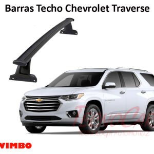 Barras Techo Chevrolet Traverse 2018-2021 WingBar Negras Wimbo Aluminio Portaequipaje