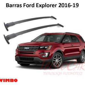 Barras Techo Ford Explorer 2016-2019 Negras Wimbo Aluminio Portaequipaje