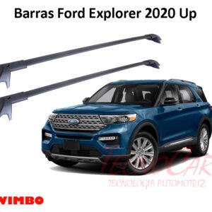 Barras Techo Ford Explorer 2020+ Negras Wimbo Aluminio Portaequipaje