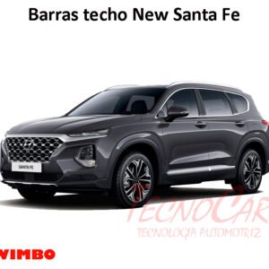 Barras Techo Hyundai New Santa Fe 2018-2021 WingBar Wimbo Aluminio Con Llave