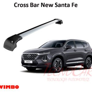 Barras Techo Hyundai New Santa Fe 2018+ Cross Bar Wimbo Aluminio Con Llave