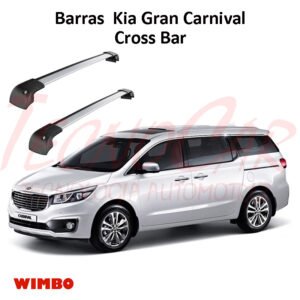 Barras Techo Kia Grand Carnival 2016-2020 Cross Bar Wimbo Aluminio Con Llave