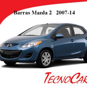 Barras Techo Mazda 2 2007-2014 WingBar Wimbo Aluminio Con Llave