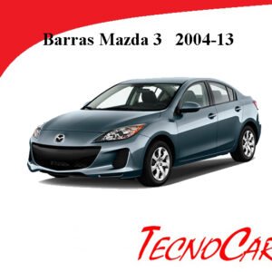 Barras Techo Mazda 3 2004-2014 WingBar Wimbo Aluminio Con Llave