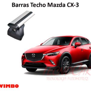 Barras Techo Mazda CX-3 WingBar Wimbo Aluminio Con Llave Portaequipaje