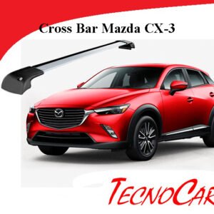 Barras Techo Mazda CX-3 Cross Bar Wimbo Aluminio Con Llave Portaequipaje