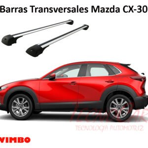 Barras Techo Mazda CX-30 Transversales Wimbo Aluminio Portaequipaje