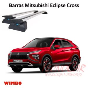 Barras Techo Mitsubishi Eclipse Cross 2018-2025 WingBar Wimbo Aluminio Con Llave