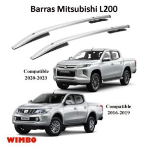 Barras Laterales Mitsubishi L200 Wimbo Aluminio Estribos Sin Perforación