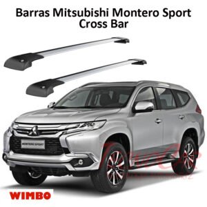 Barras Techo Mitsubishi Montero Sport 2014-2025 Cross Bar Wimbo Aluminio Con Llave