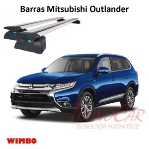 Barras Techo Mitsubishi Outlander 2014-2025 WingBar Wimbo Aluminio Con Llave