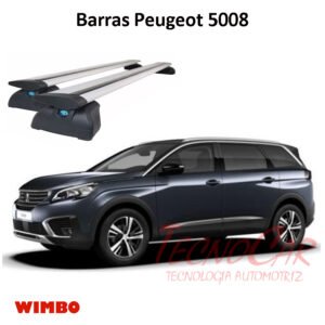 Barras Techo Peugeot 5008 2017+ WingBar Wimbo Aluminio Con Llave