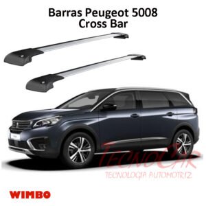 Barras Techo Peugeot 5008 2017+ Cross Bar Wimbo Aluminio Con Llave