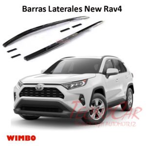 Barras Laterales Toyota RAV4 2019-2025 Wimbo Longitudinales Aluminio Negro Gloss OEM