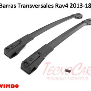 Barras de Techo Toyota RAV4 2013-2018 Transversales Aerodinámicas Wimbo Aluminio
