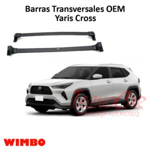 Barras de Techo Toyota Yaris Cross Transversales Wimbo Aluminio OEM con Llaves