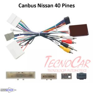 CANBUS Nissan 40 Pines Qashqai XTrail Navara 2022 Connection Radios Android