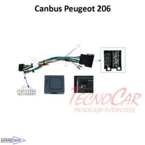 CANBUS Peugeot 206 207 2004-2012 Connection Mandos Volante Radios Android