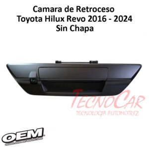 Cámara Retroceso Portalón Toyota Hilux Revo 2016-2024 OEM Visión Panorámica