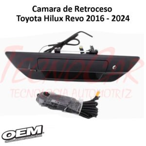 Cámara Retroceso Portalón Toyota Hilux Revo 2016-2024 OEM Visión Panorámica