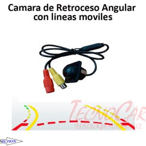 Cámara Retroceso Ángulo 90° 140° con Líneas Móviles Connection