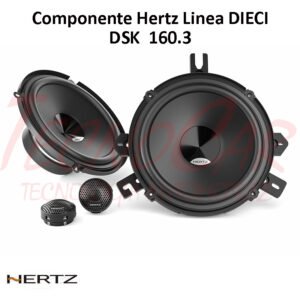 Parlantes Componente Hertz Dieci DSK160.3 6.5” 80W RMS 160W Máx 4 Ohms