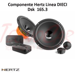 Parlantes Componente Hertz Dieci DSK165.3 6.5” 80W RMS 160W Máx 4 Ohms